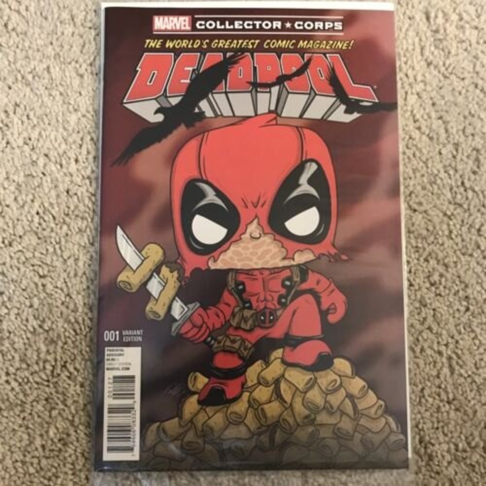 MARVEL COLLECTOR CORPS DEADPOOL #001 VARIANT EDITION COMIC BOOK